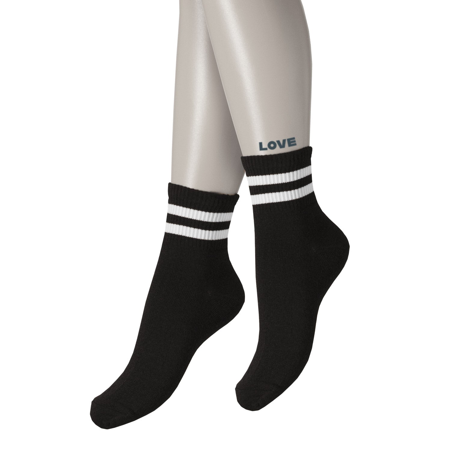 2 Stripe Footie Blackfeet