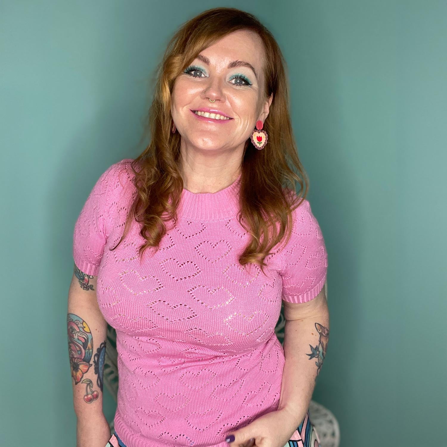 Flamingo Darling Knit