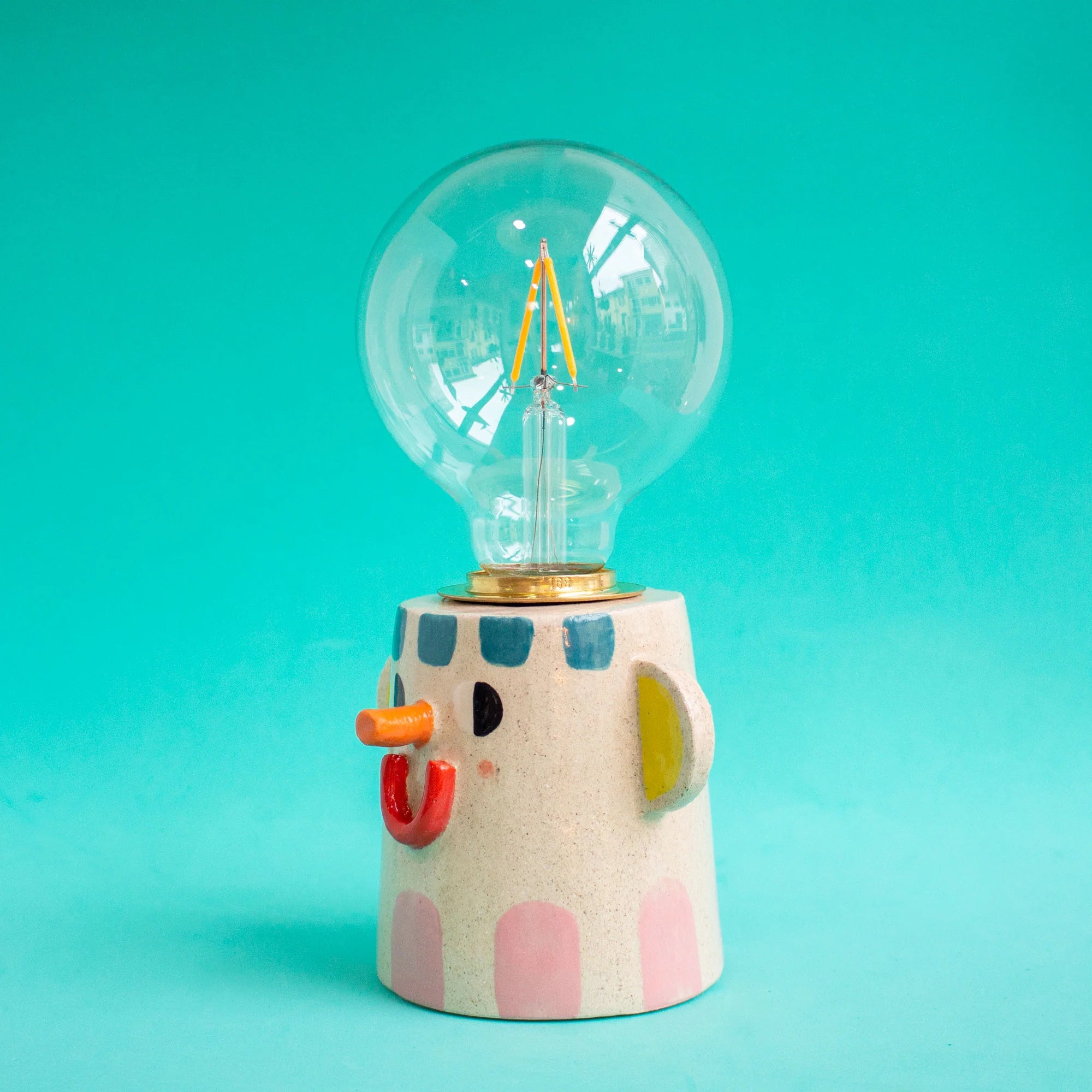 Pink / Good Friend Ceramic Lamp