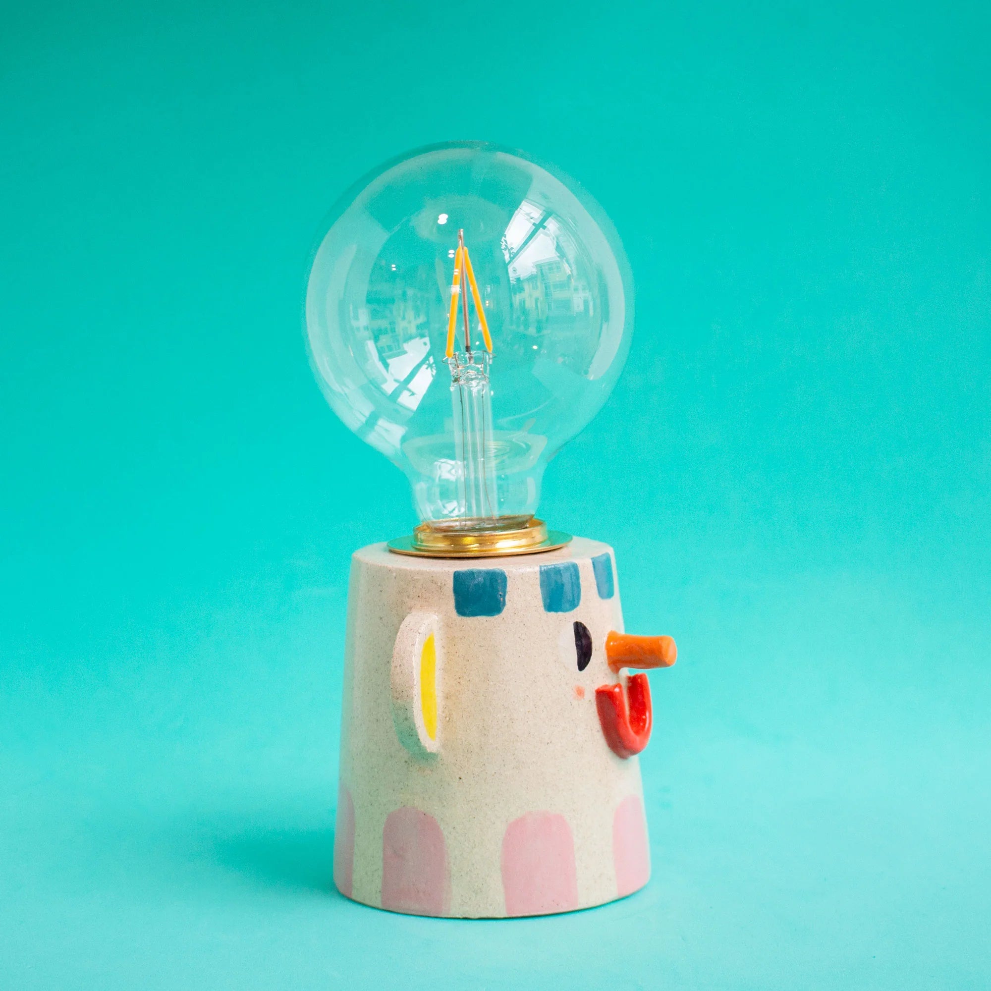 Pink / Good Friend Ceramic Lamp