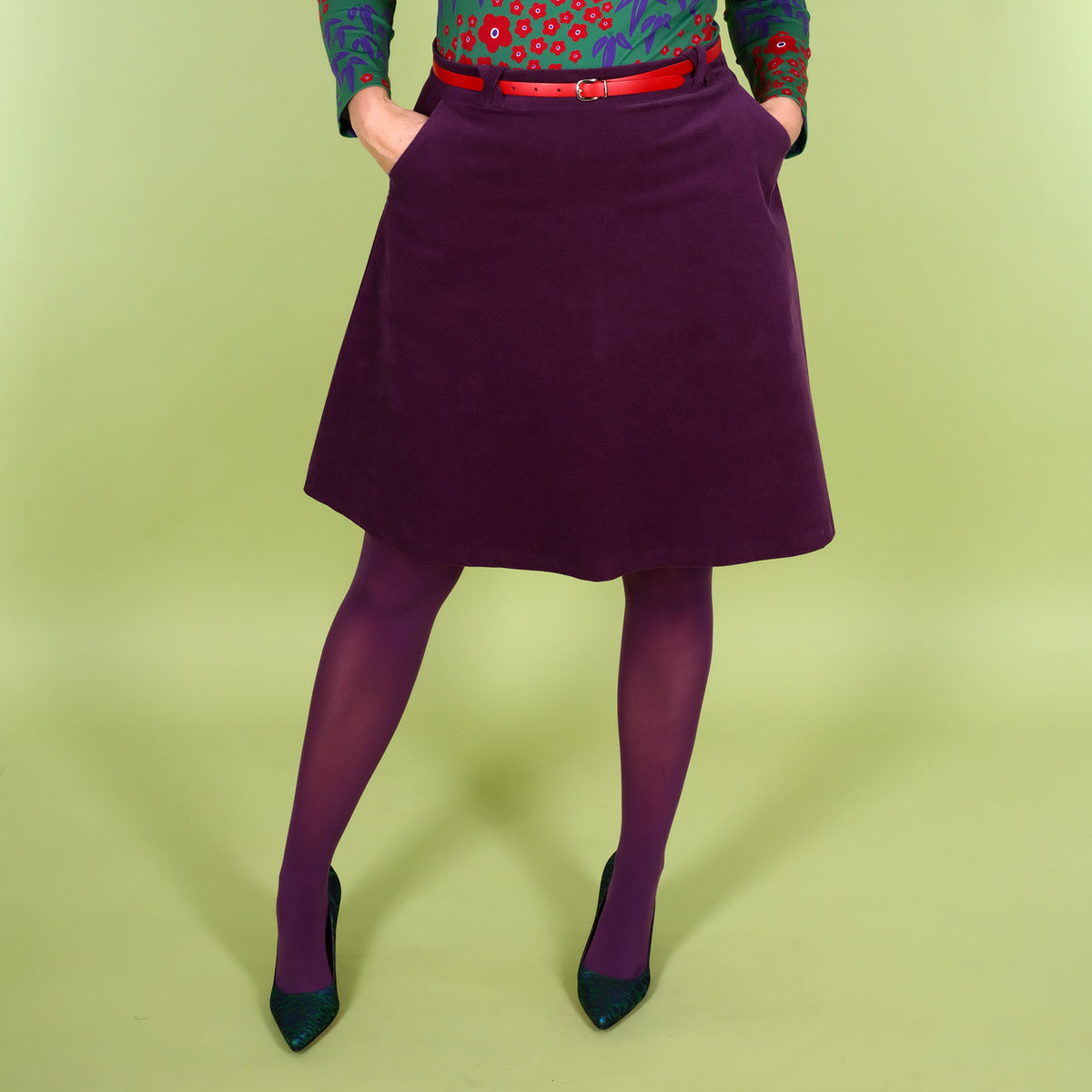 Purply Nederdel