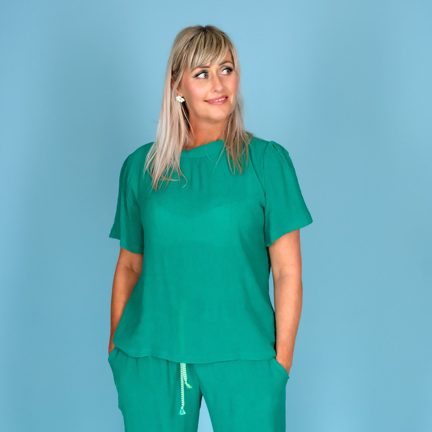 Holly Green Bluse