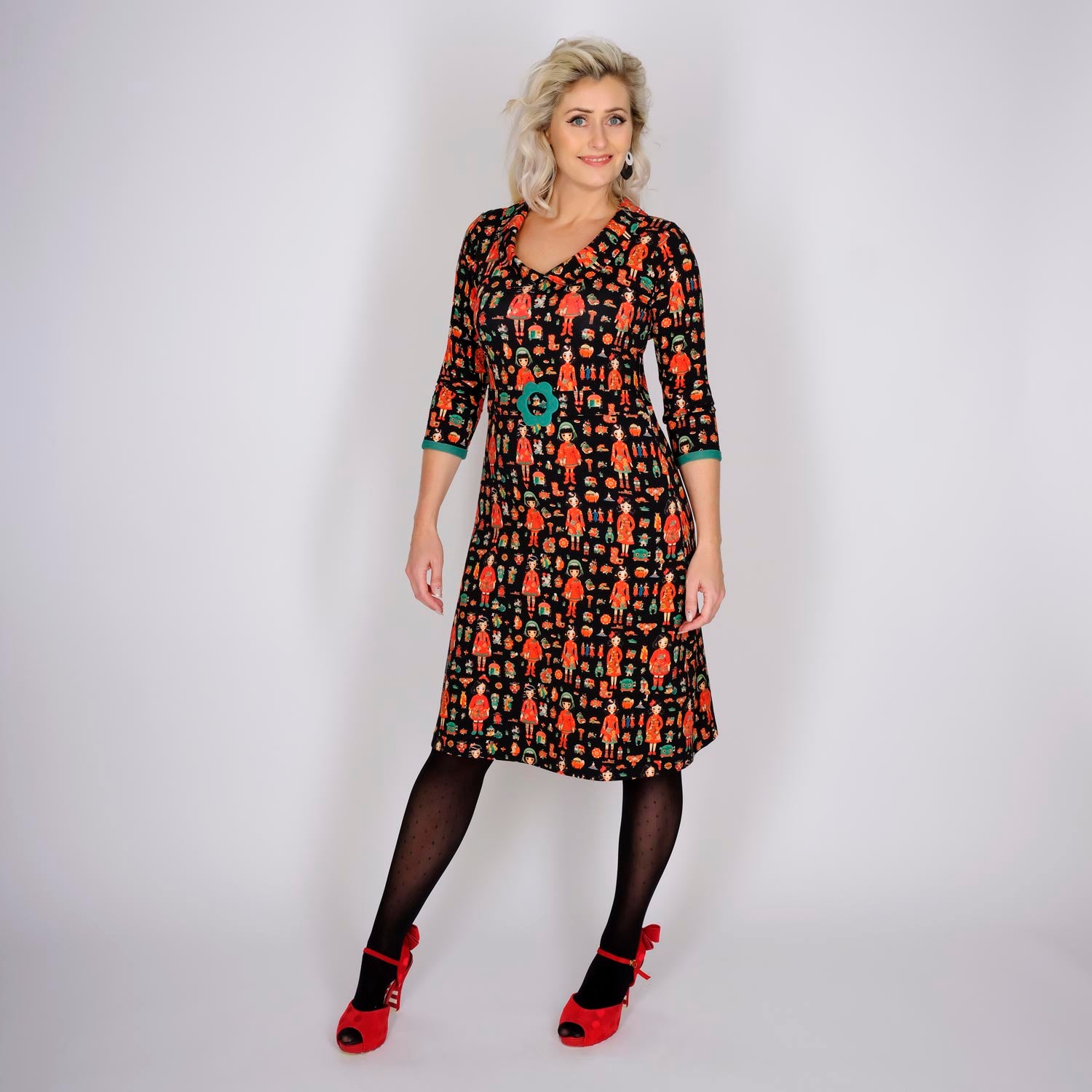 Rooney Redtail Dress