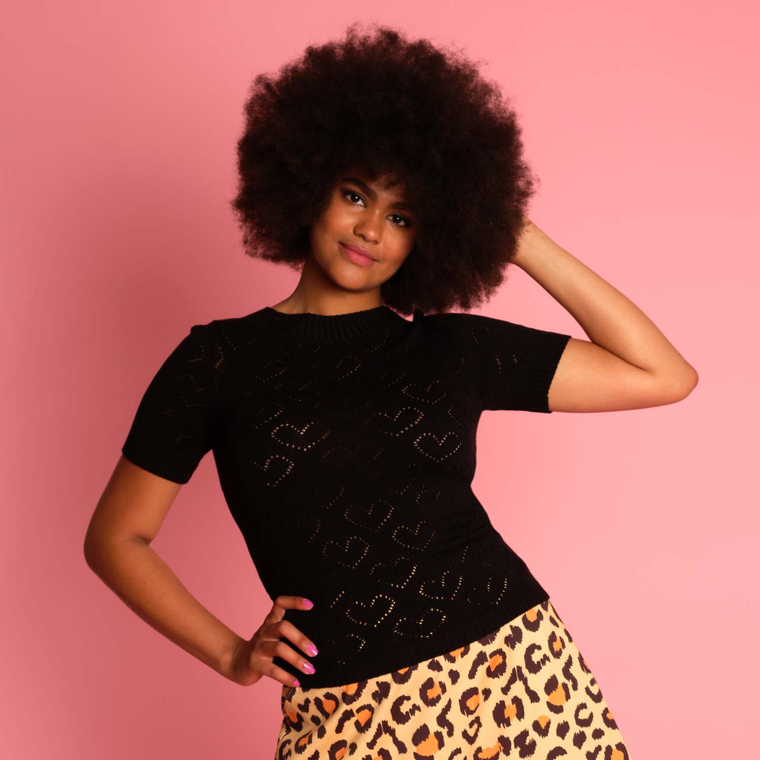 Black Darling Knit