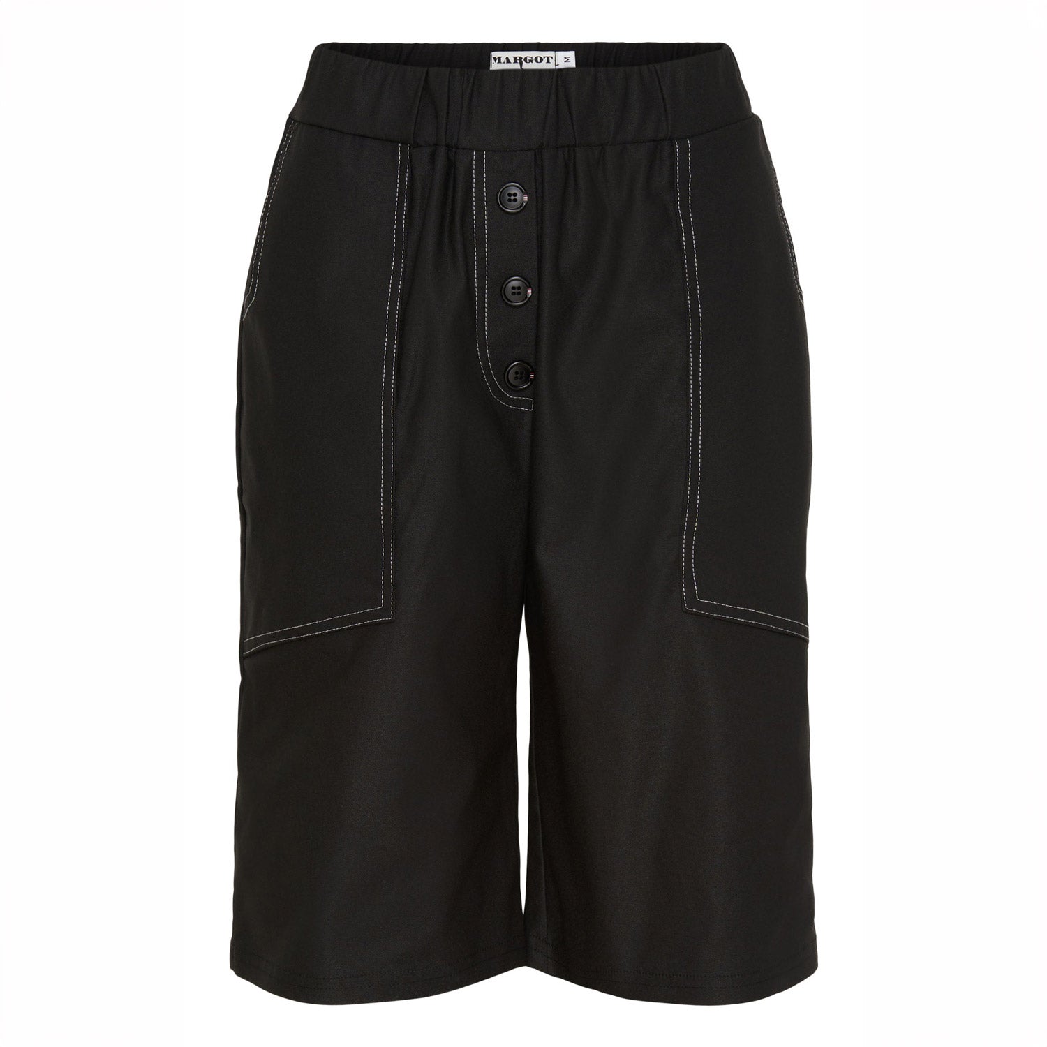 Black Pansy Shorts