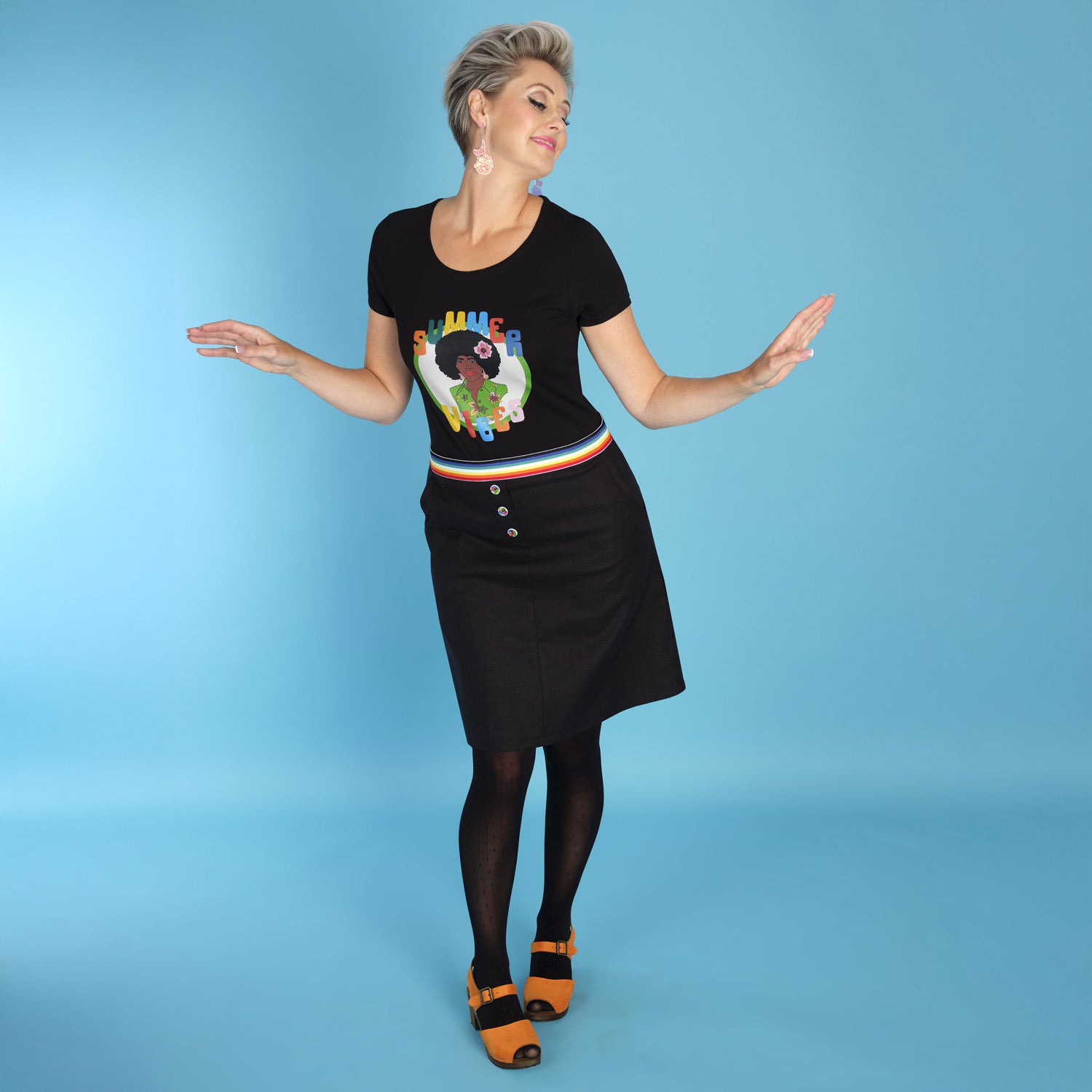 Rainbow Hips Nederdel