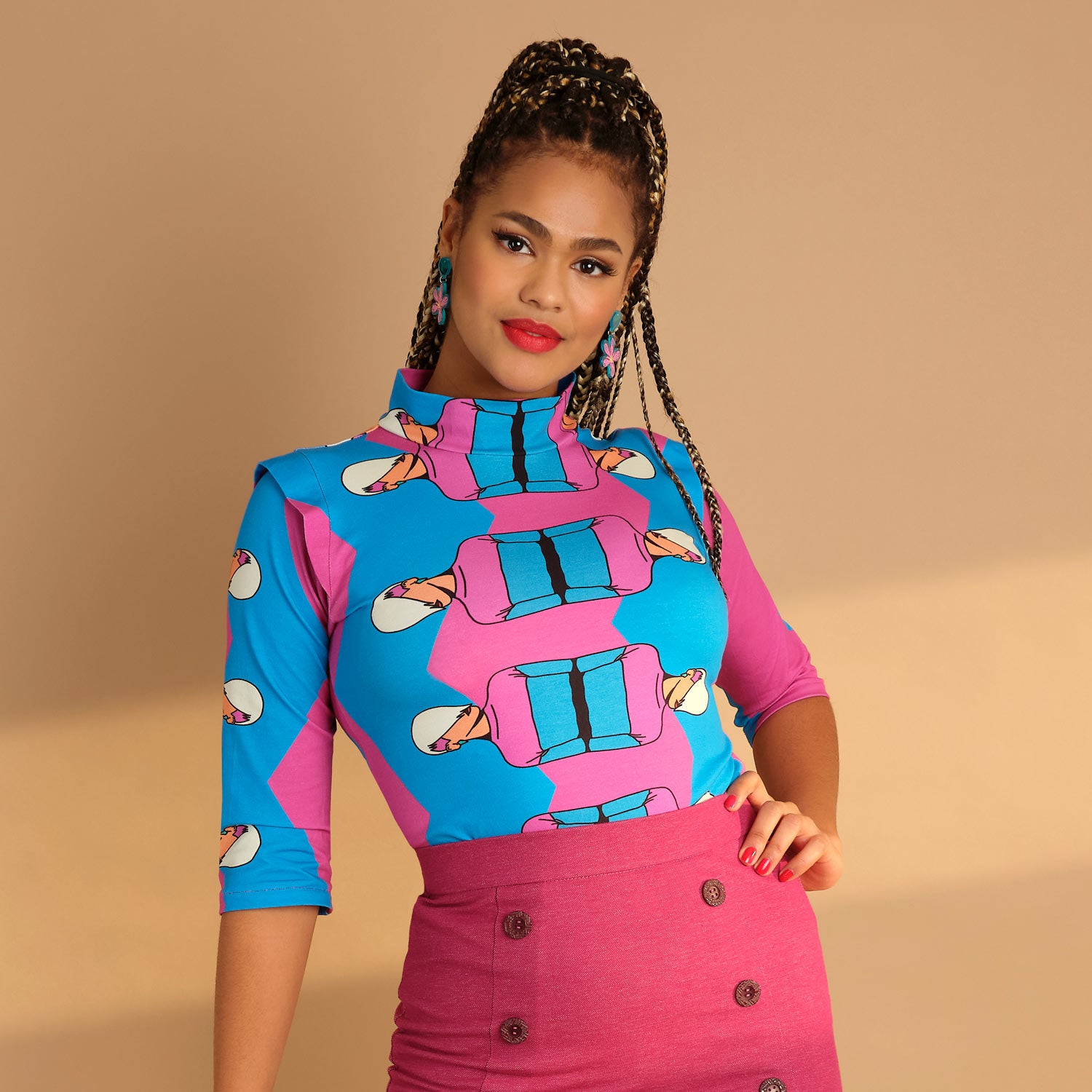 Gerda Glamrock Bluse