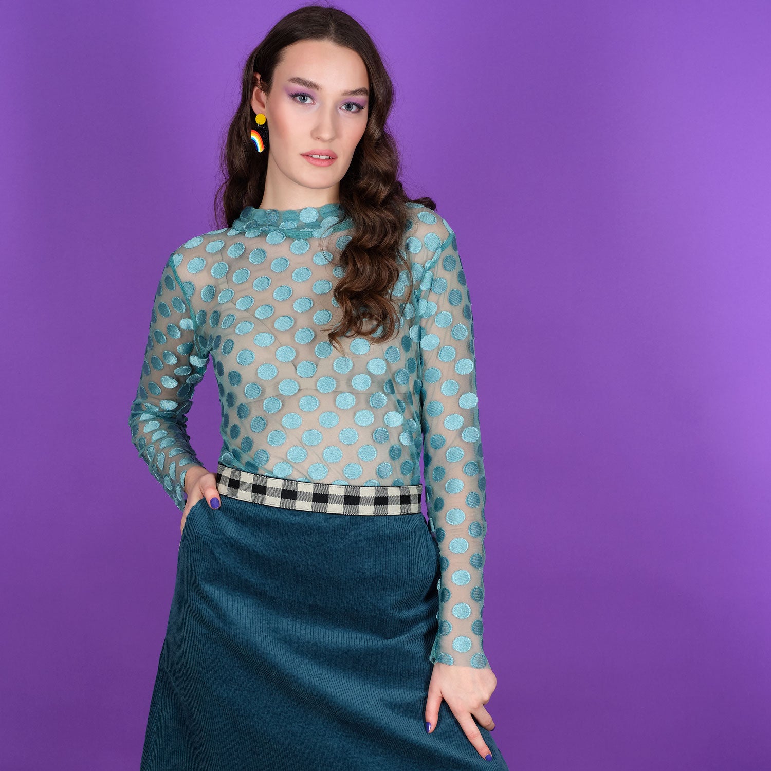 Dottie Mint Top