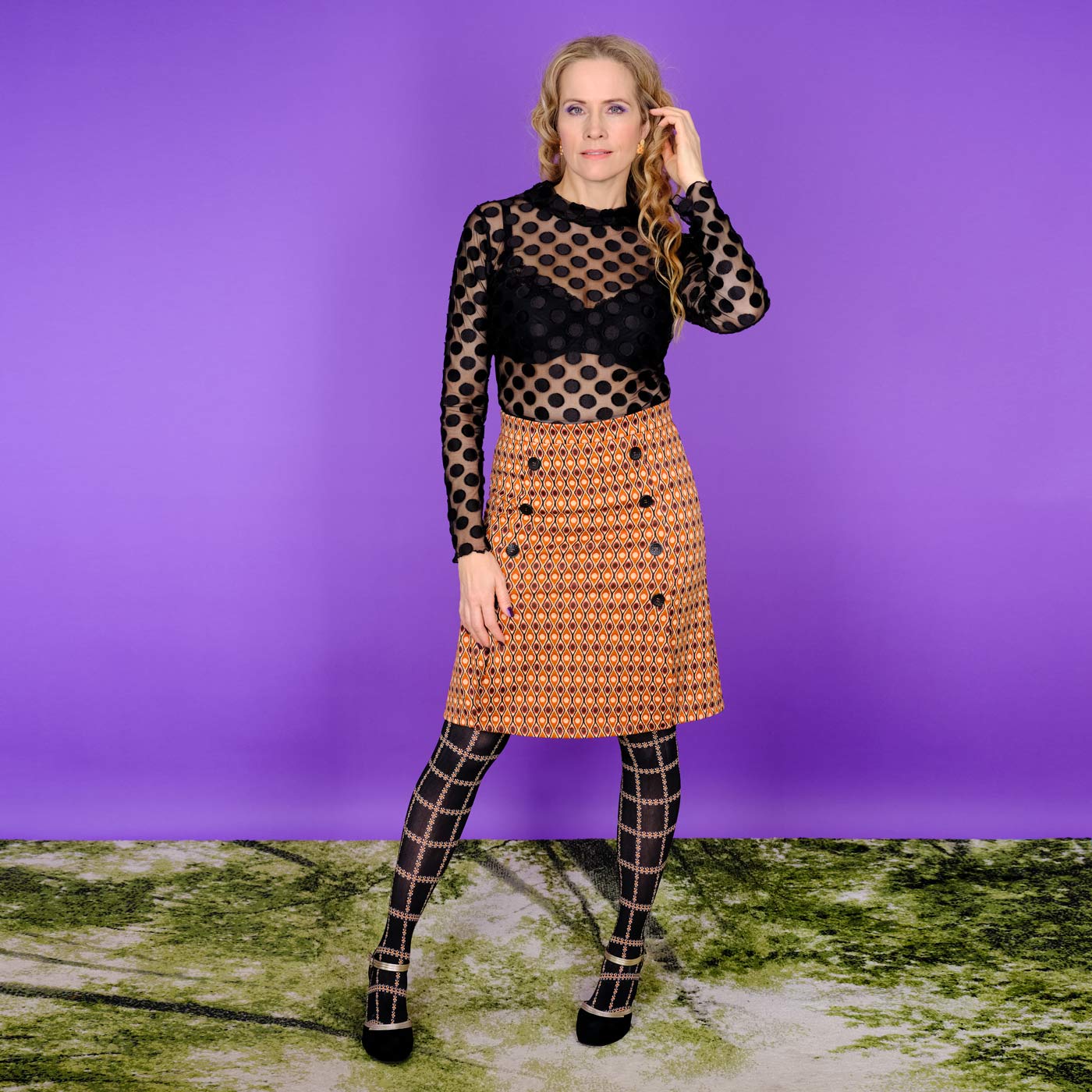 Dottie Black Bluse