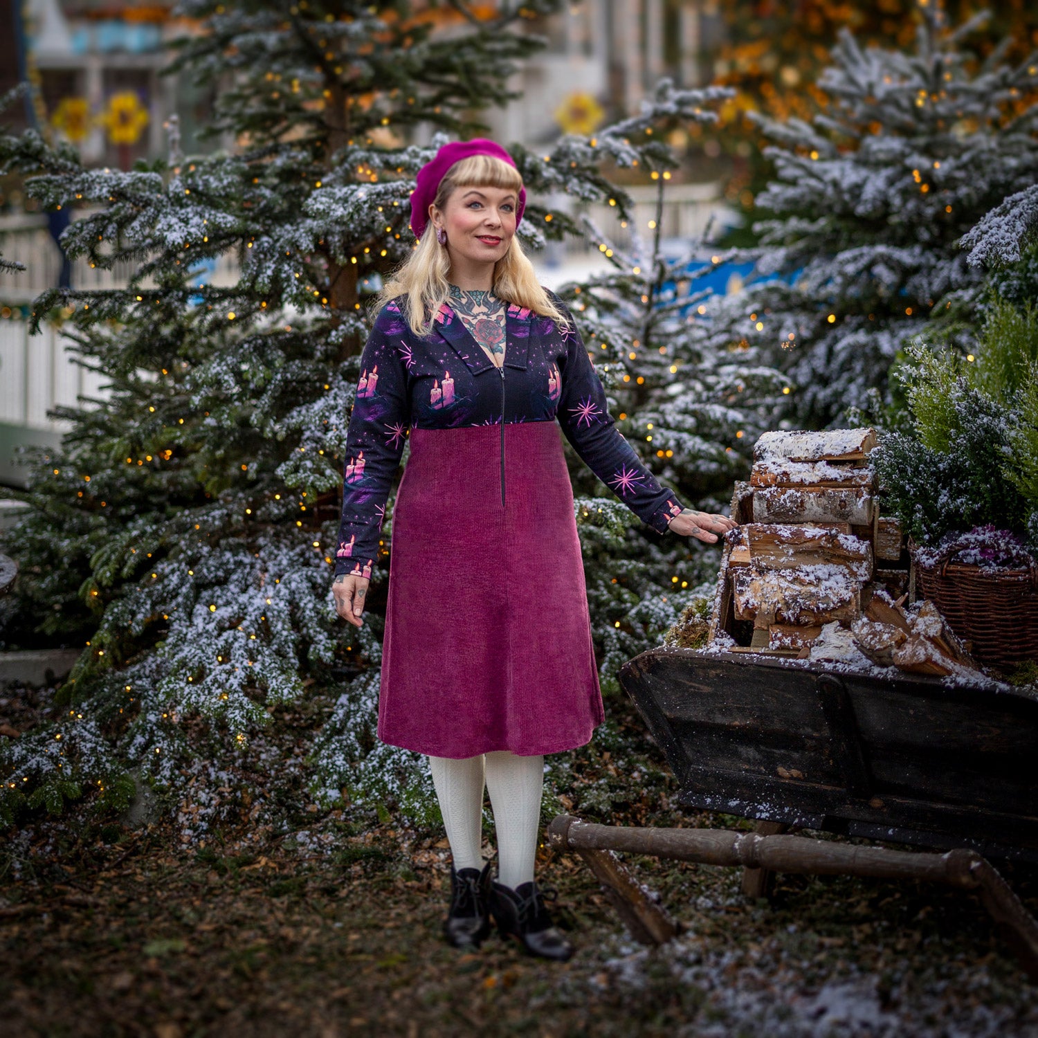 Romantic Flickering Kjole