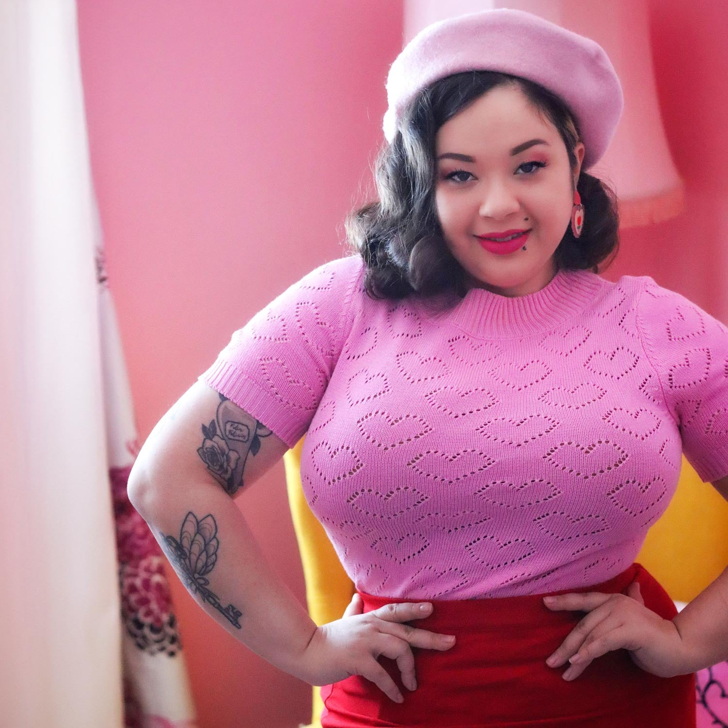 Flamingo Darling Knit