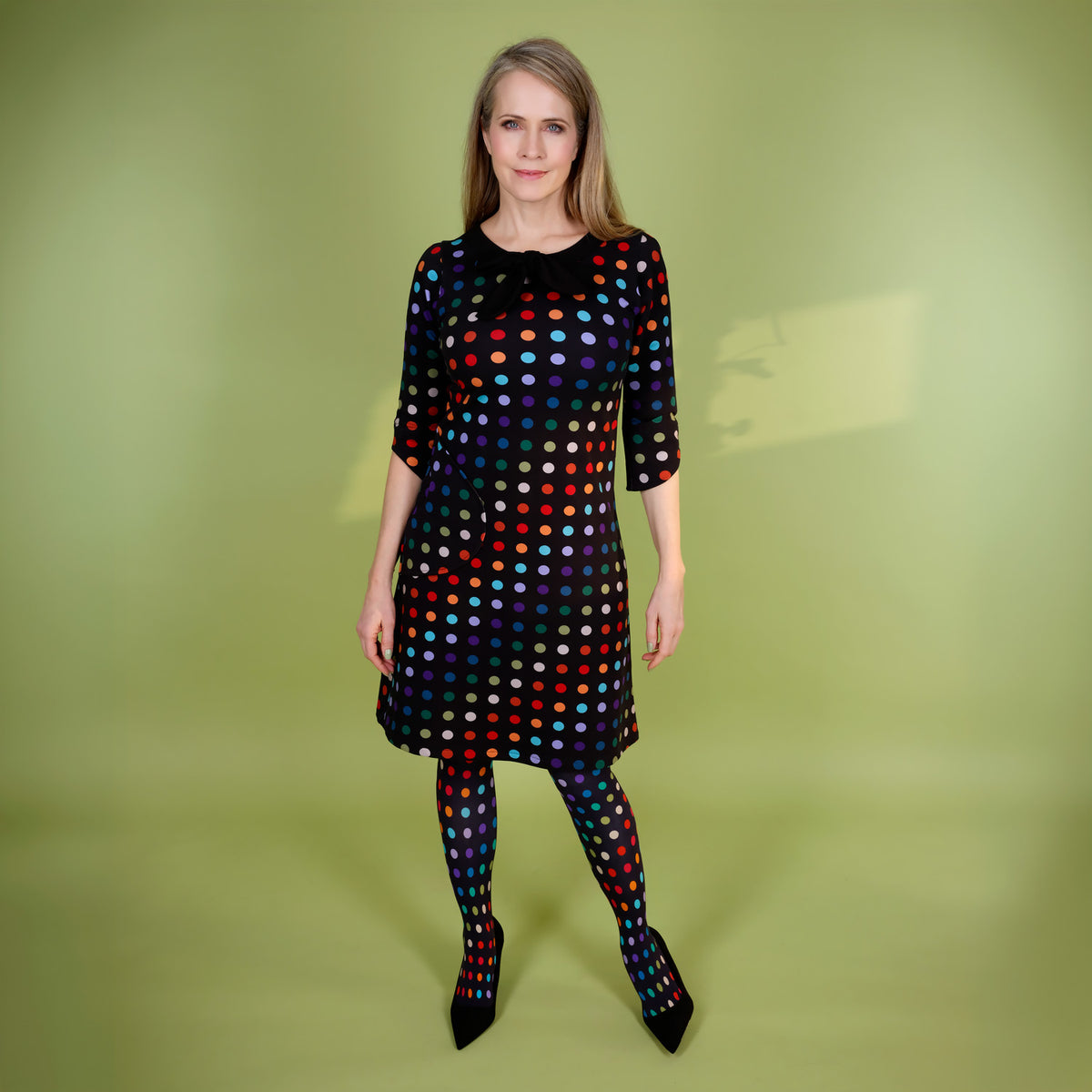 Kallie Kaleidoscope Kjole