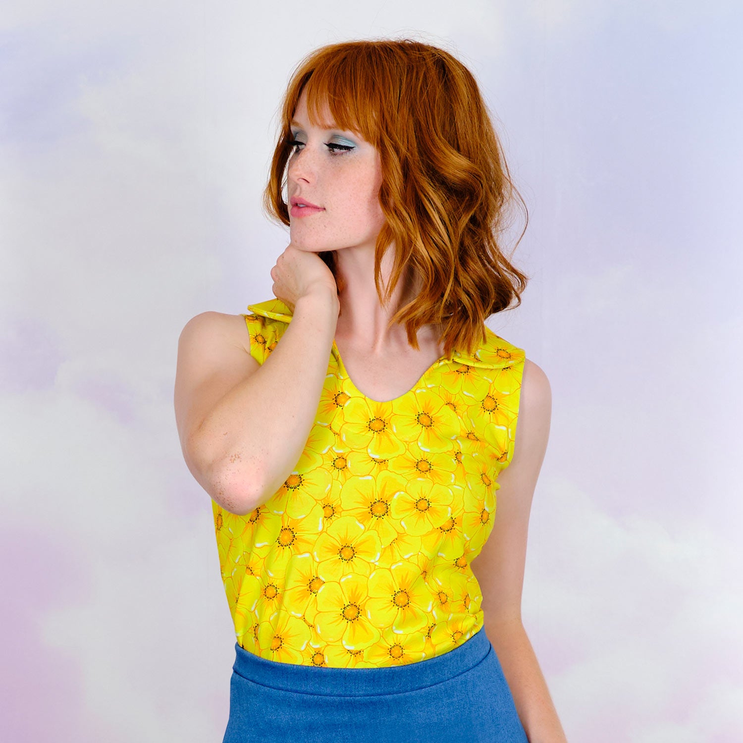 Catie Cobblestone Bluse