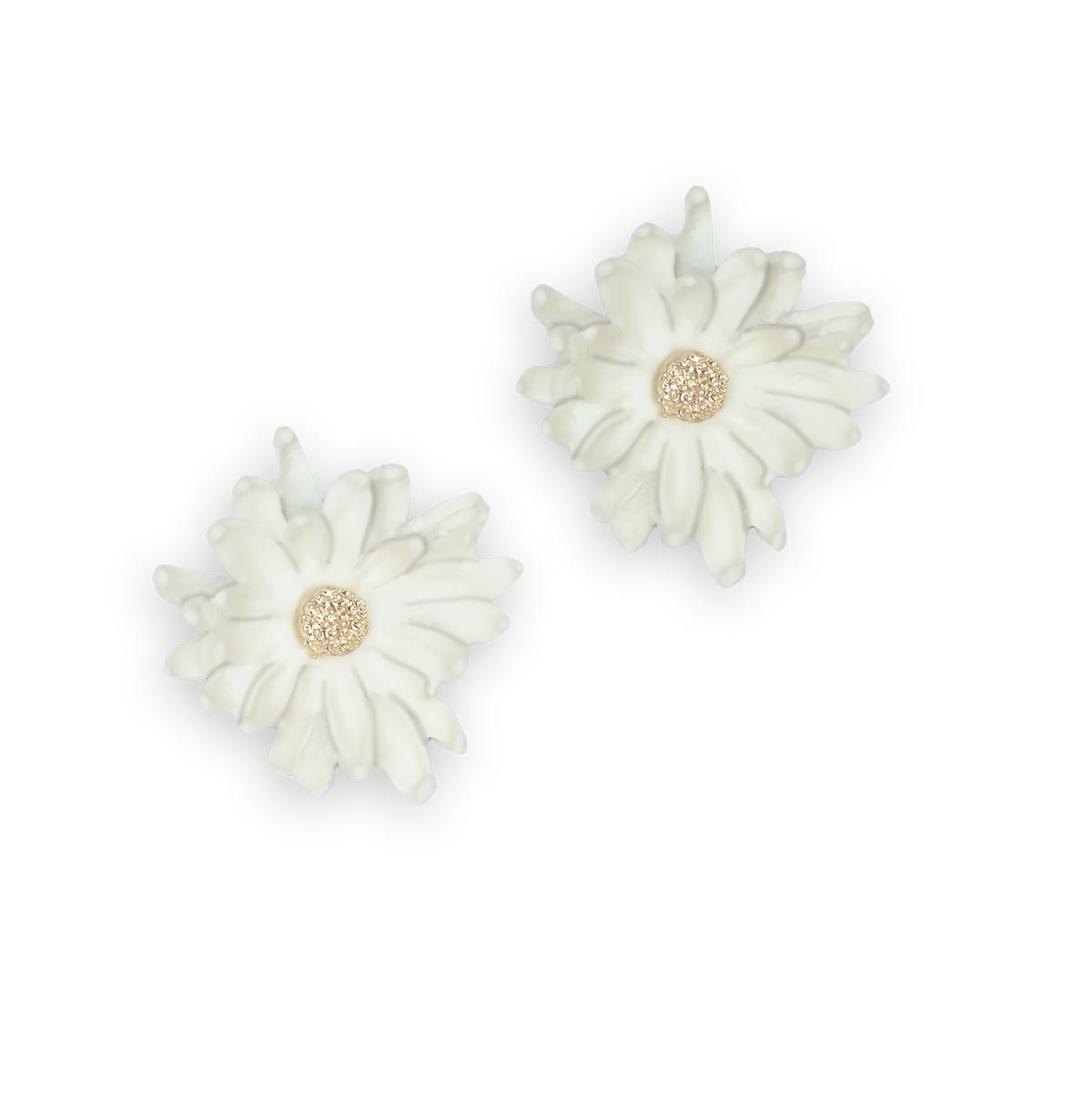 Marshmallow Bellis Øreringe