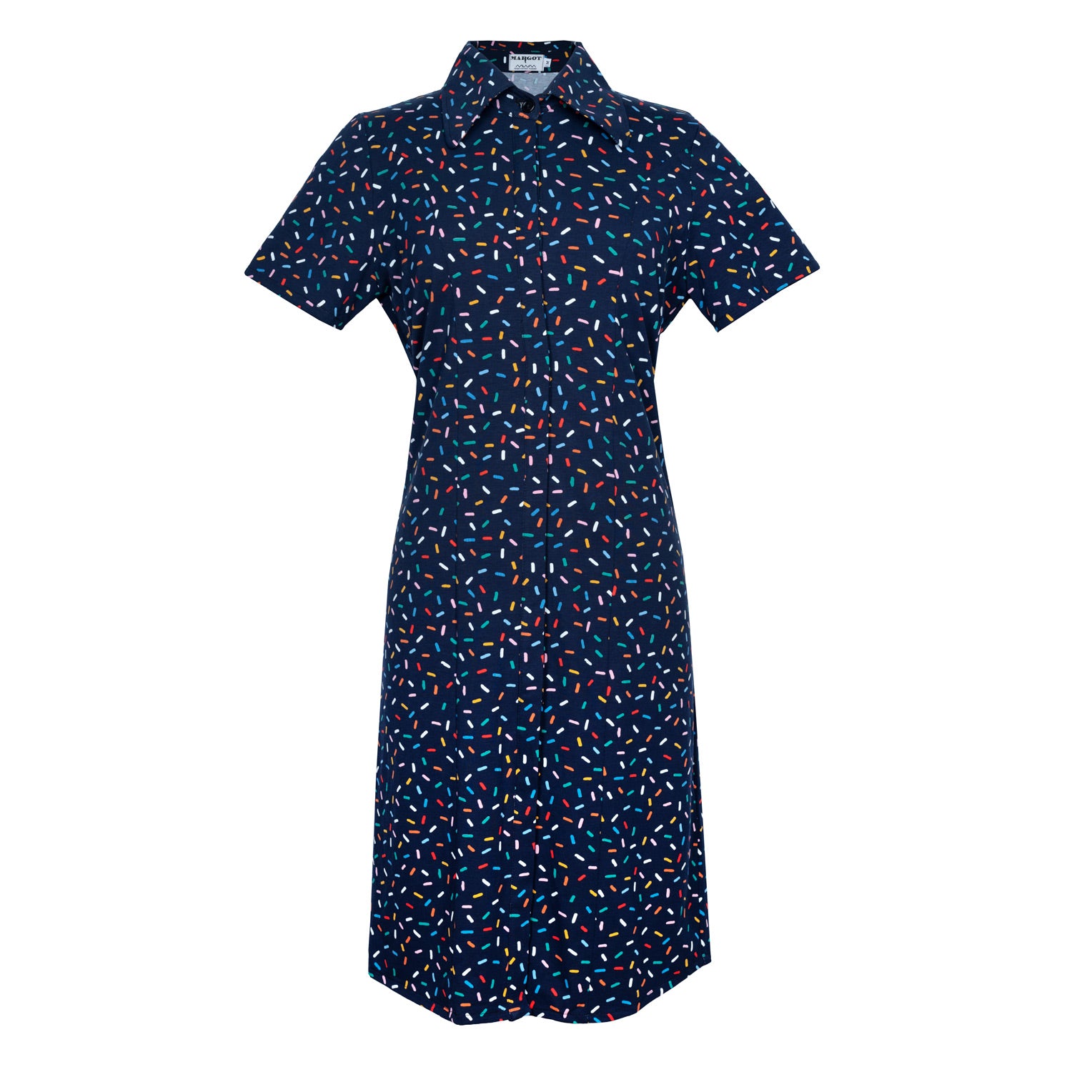 Blue Confetti Kjole +headband