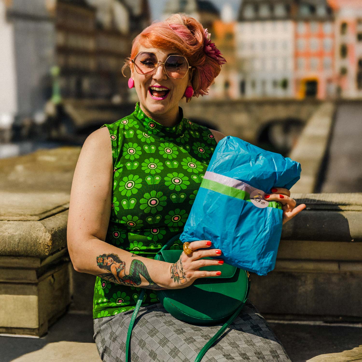 Greenie Bluse